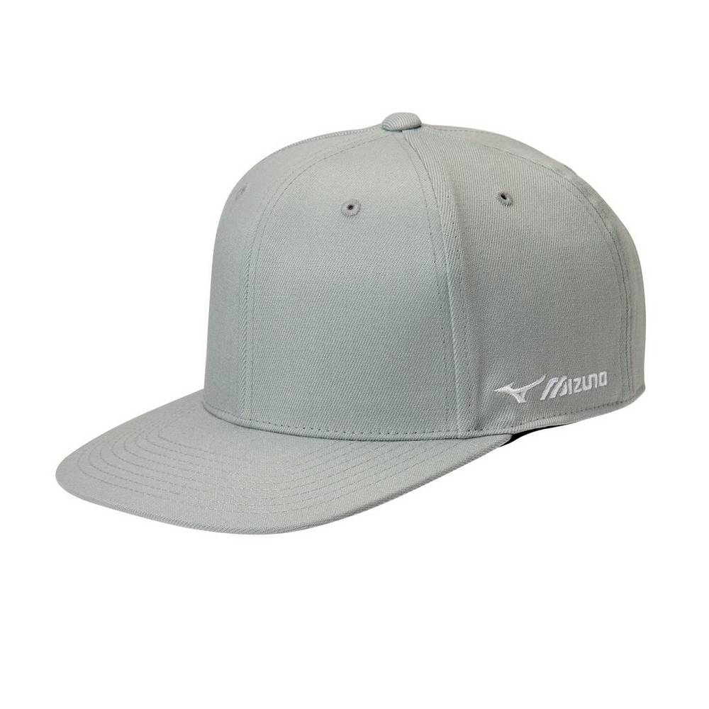 Gorro Mizuno Team Snapback Hombre Gris Ofertas JVLK-94631